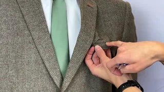 How To Remove A Transit Tack on Jacket - Video Guide - Swagger & Swoon