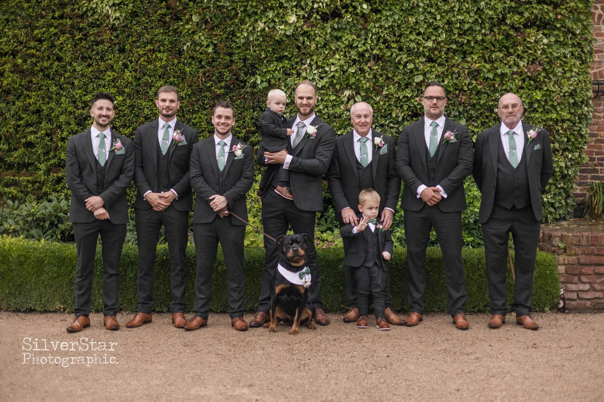 Forest Green Dog Bow Tie