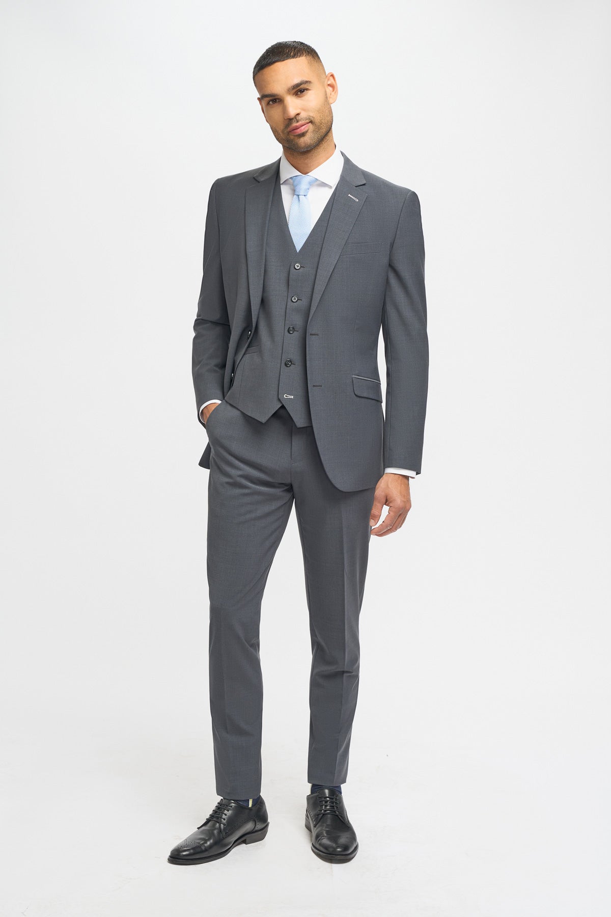 Bond Charcoal 2 Piece Suit