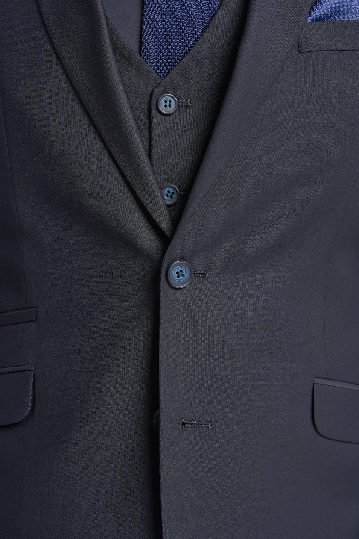 Bond Midnight Blue 3 Piece Suit