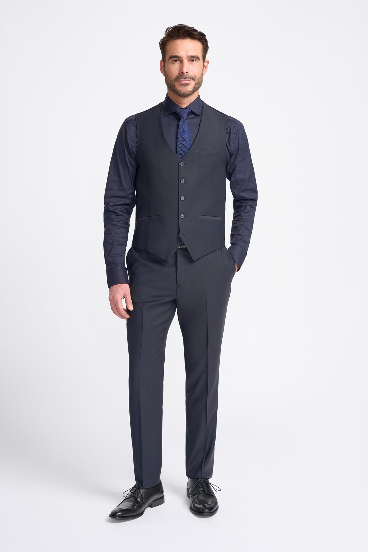 Bond Midnight Blue 3 Piece Suit