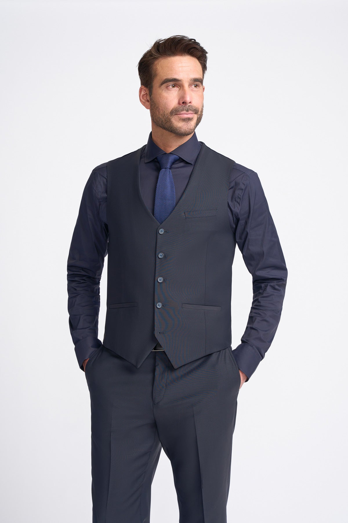 Bond Midnight Blue 3 Piece Suit