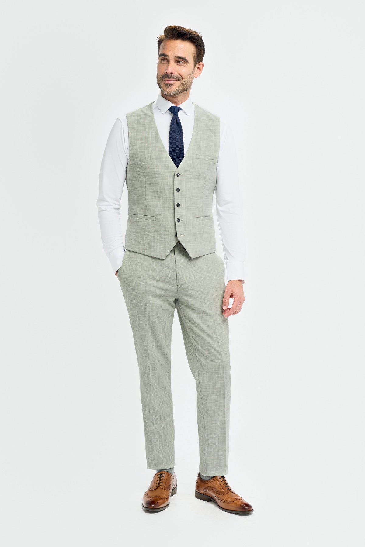 Camden Sage Waistcoat