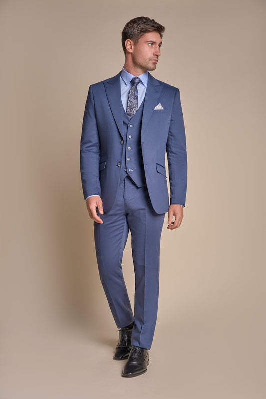 Specter Blue 3 Piece Suit