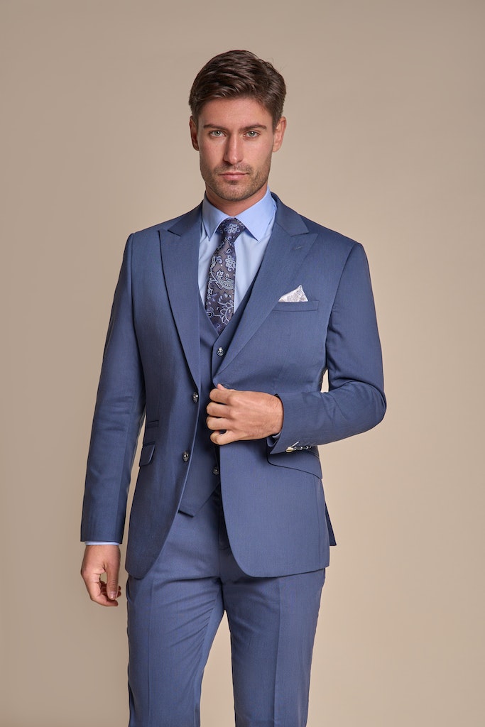 Specter Blue 3 Piece Suit