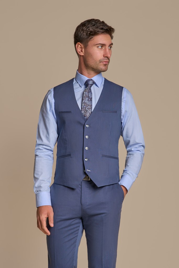 Specter Blue Waistcoat