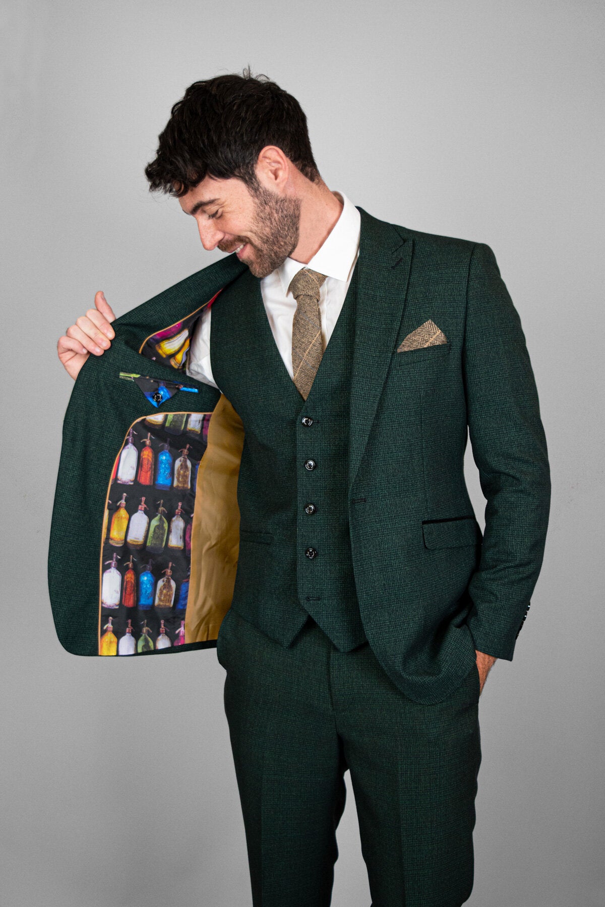 Caridi Olive Waistcoat