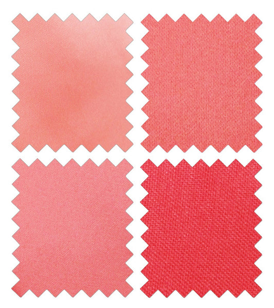 Coral Wedding Tie Swatch Pack