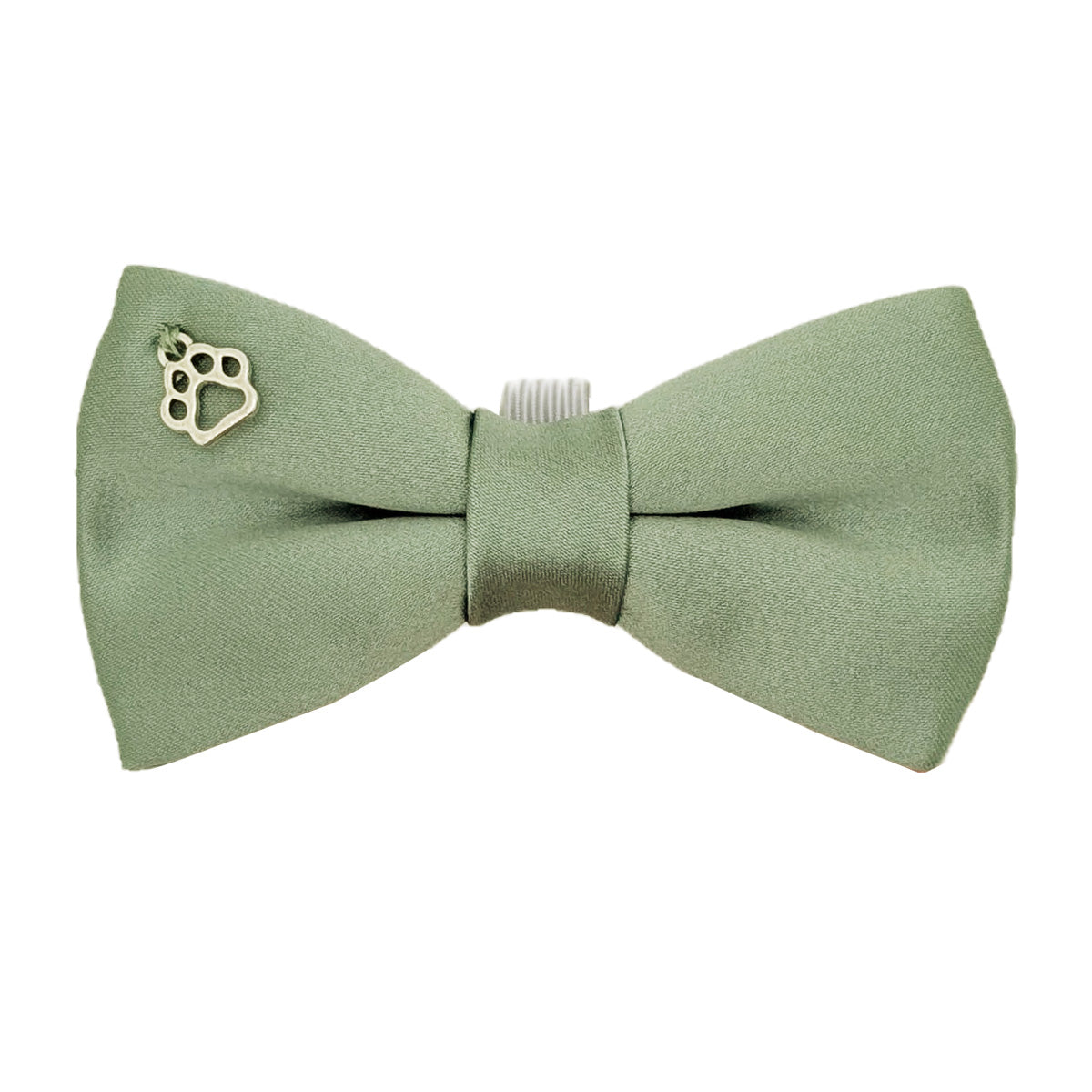 Sage Dog Bow Tie | Sage Green Wedding Bows | Colour-matched Doggie Bow | Bow Ties For Dogs