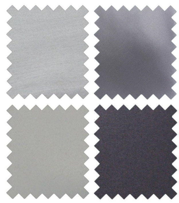 Grey Wedding Tie Swatch Pack