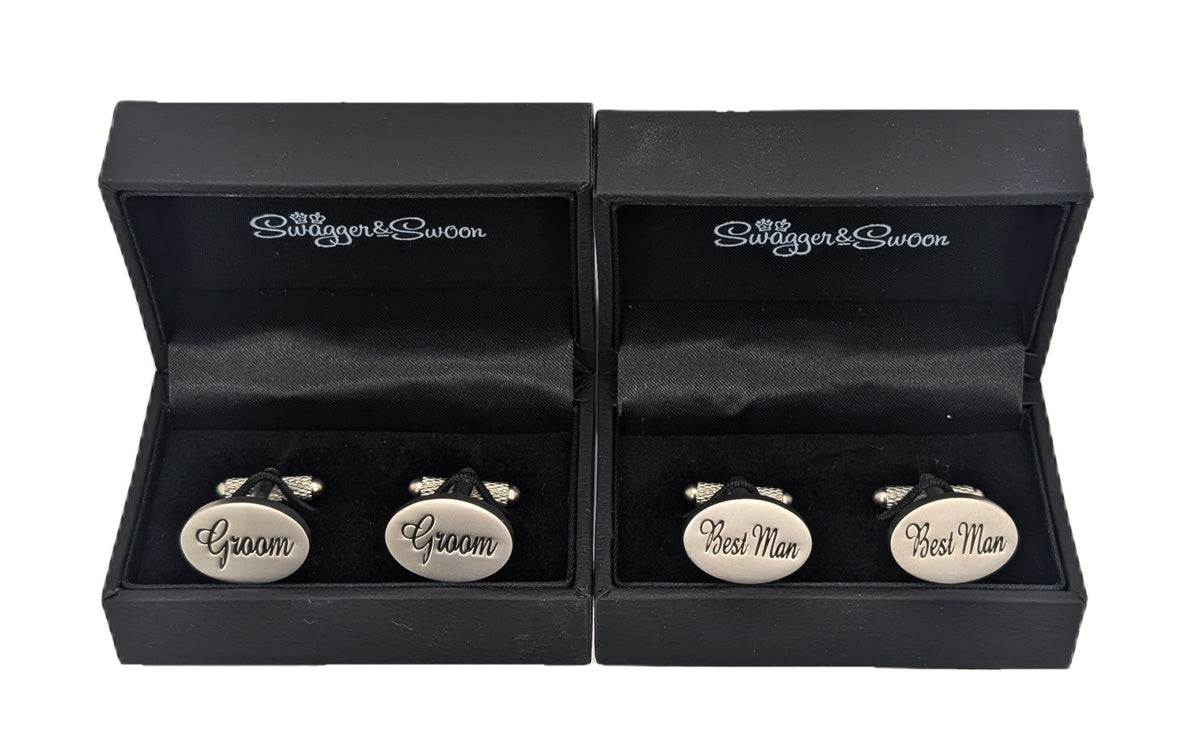 Boxed Wedding Cufflinks