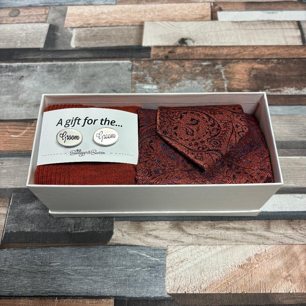 Sunset Lace Paisley Boxed Gift Set