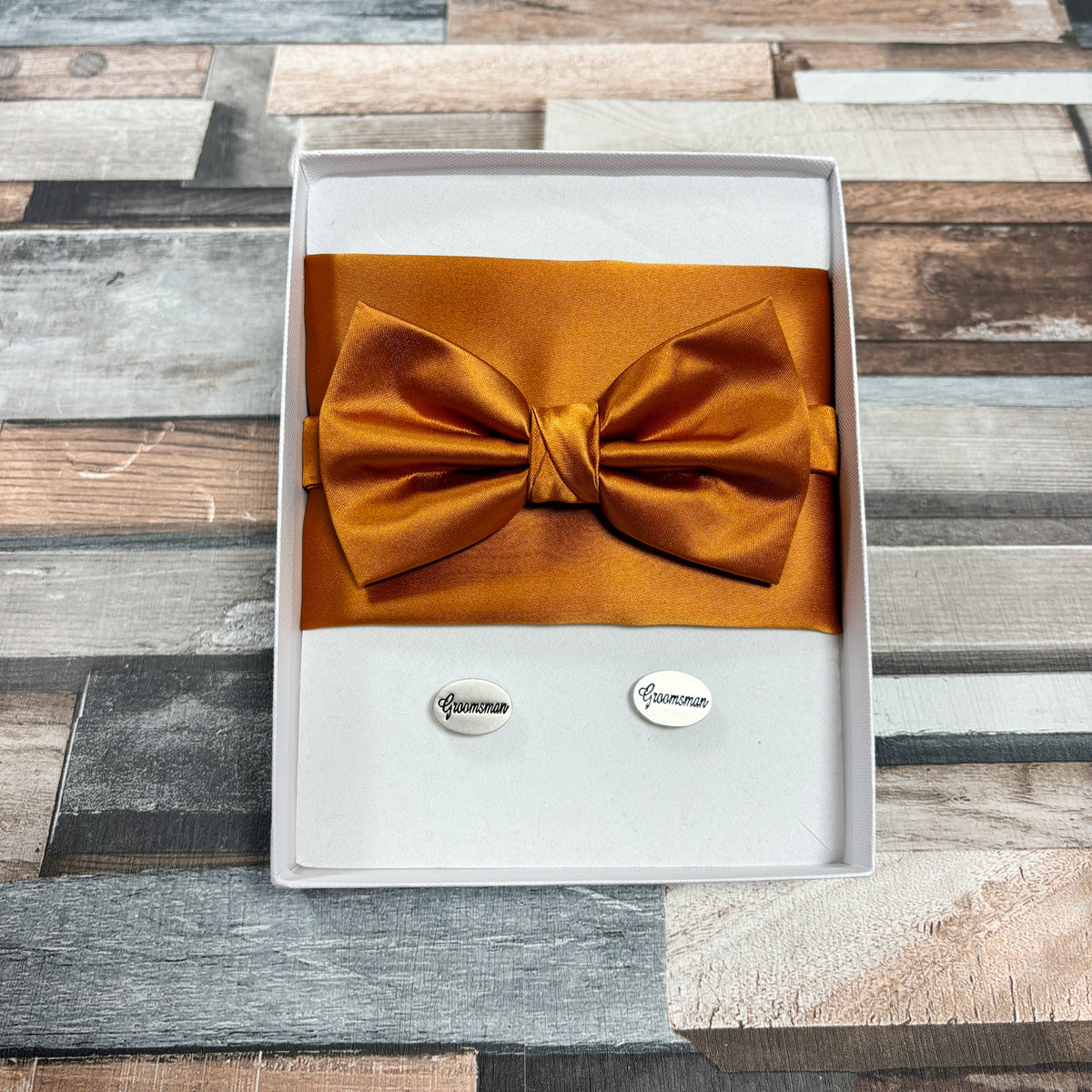 Molten Amber Bow Tie