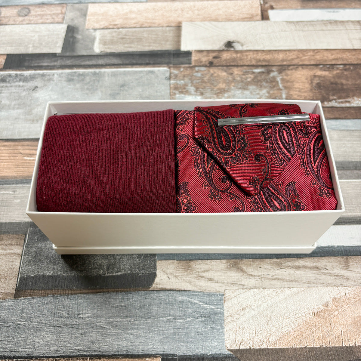 Scarlet Paisley Boxed Gift Set