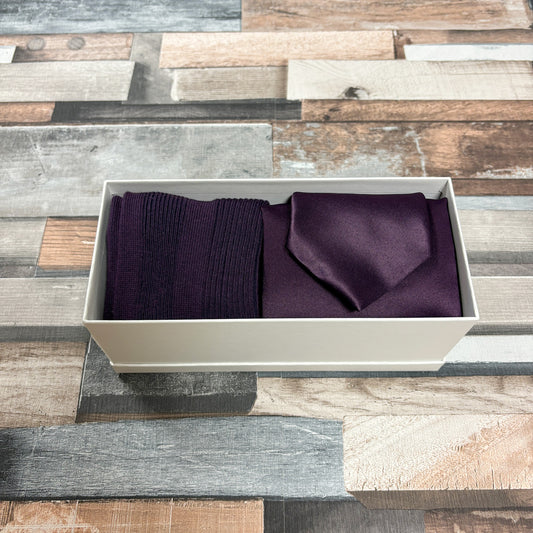 Aubergine Boxed Gift Set