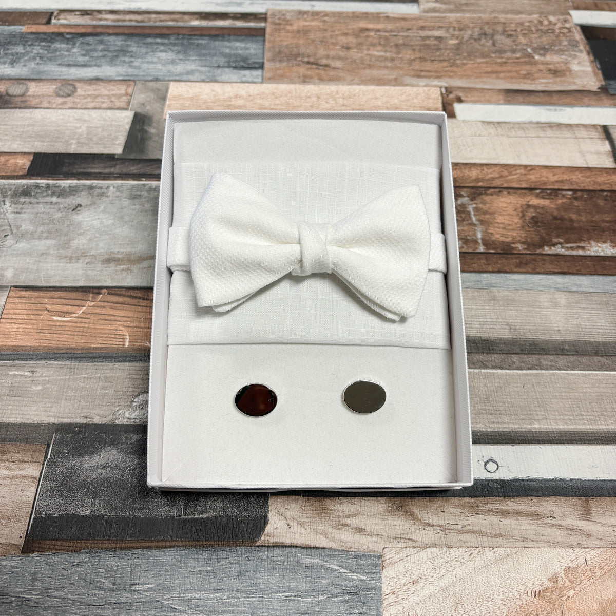 White Marcella Bow Tie