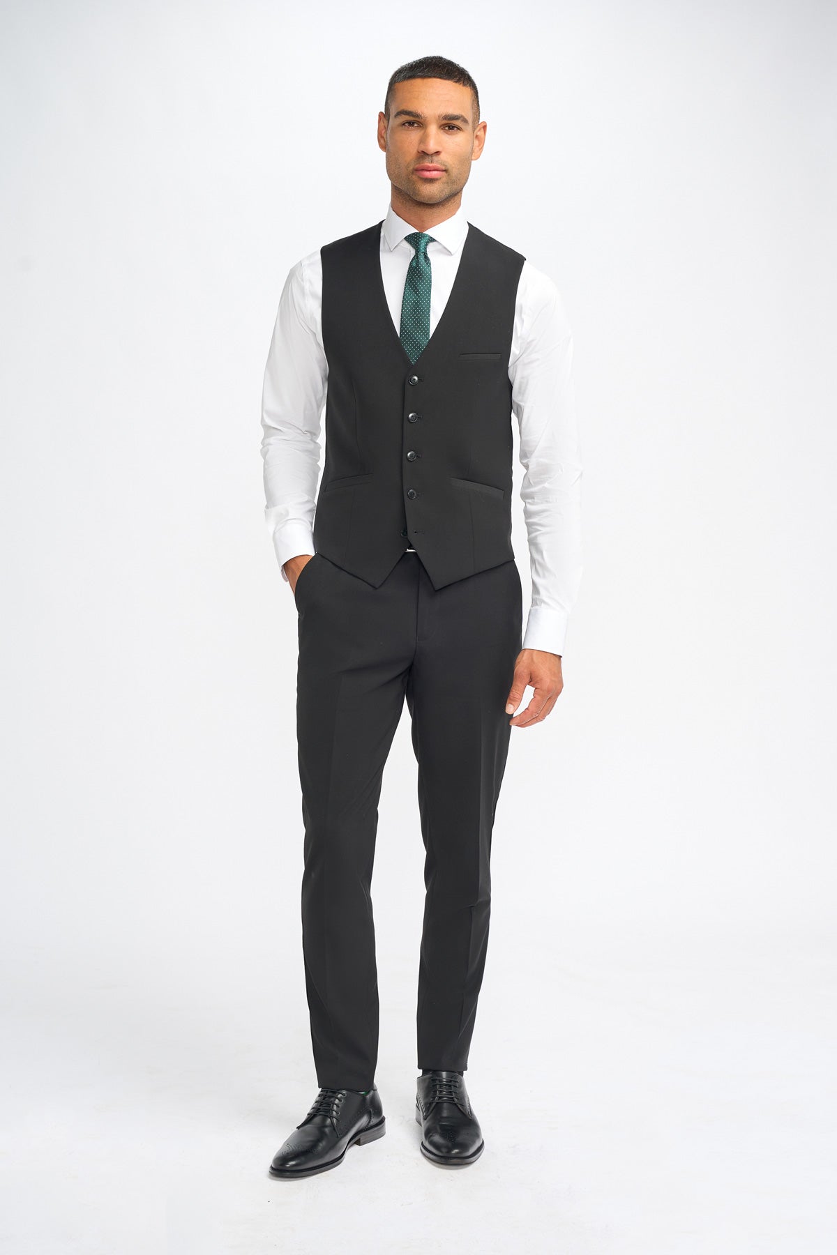 Malibu Black 3 Piece Suit