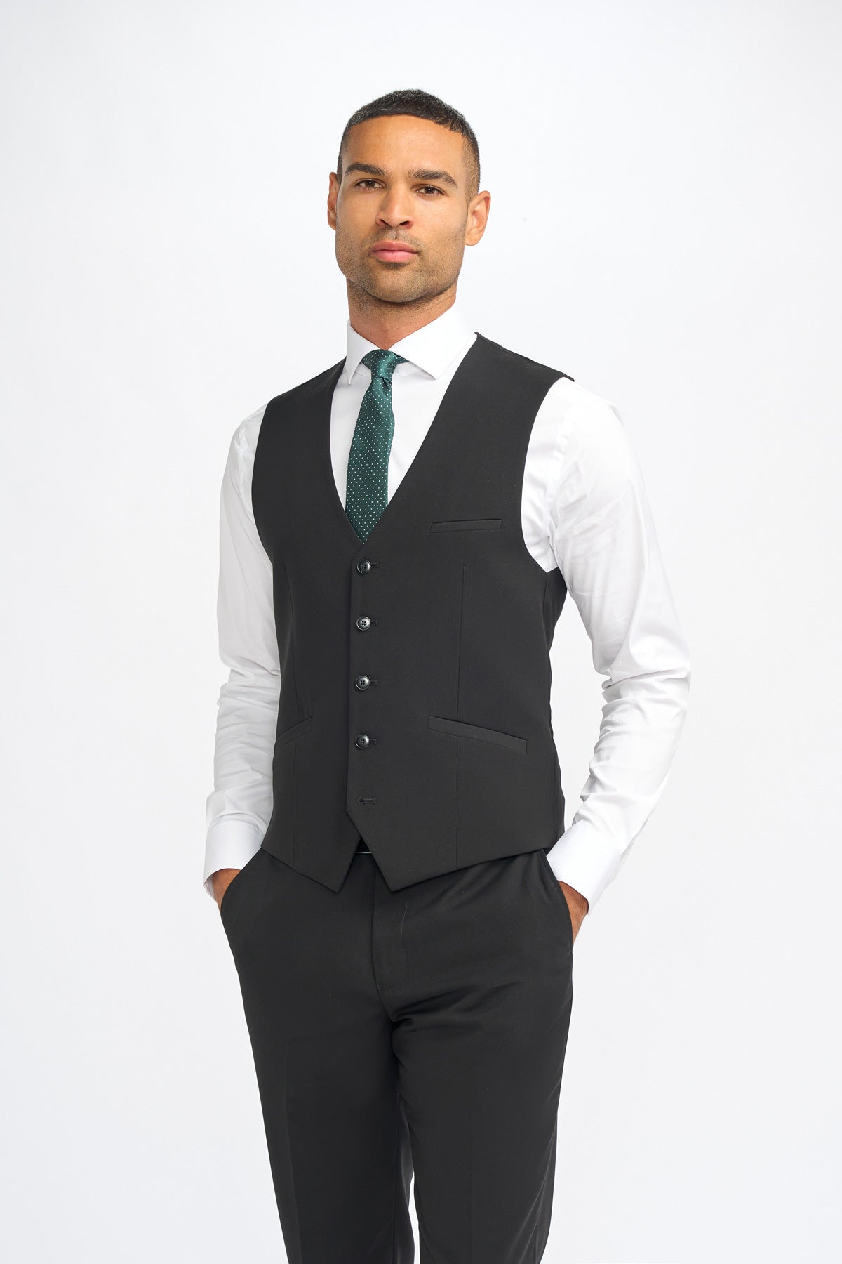 Malibu Black 3 Piece Suit