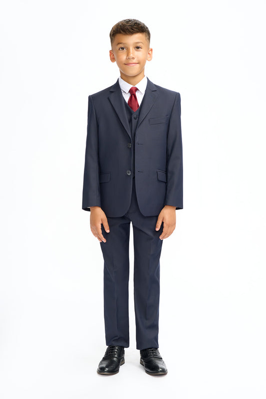 Malibu Navy Boys 3 Piece Suit