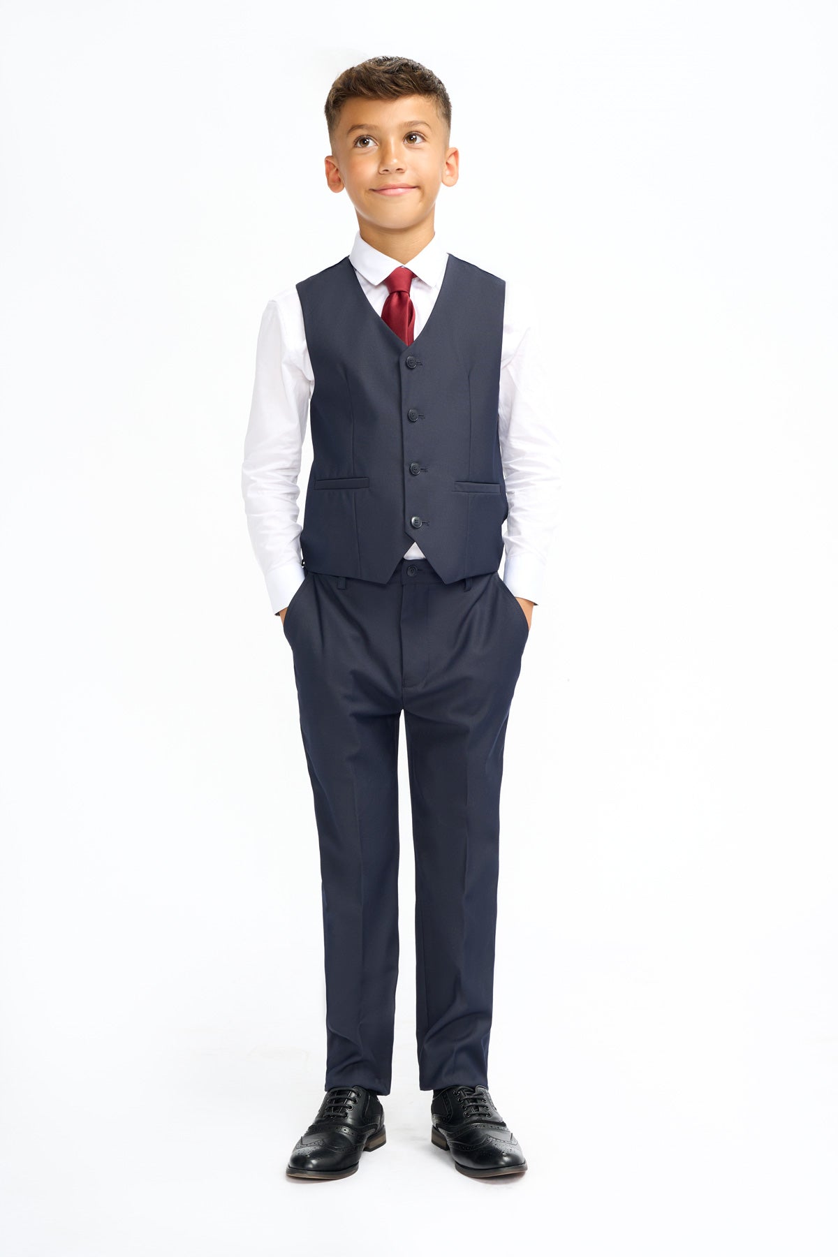 Malibu Navy Boys 3 Piece Suit