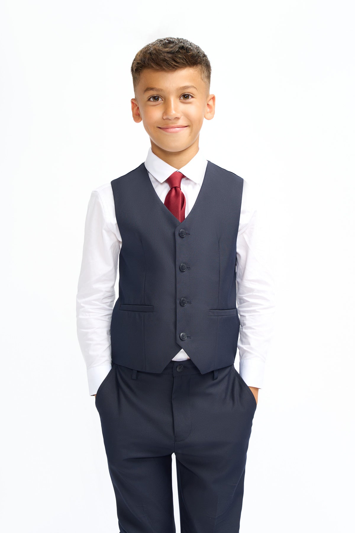 Malibu Navy Boys 3 Piece Suit