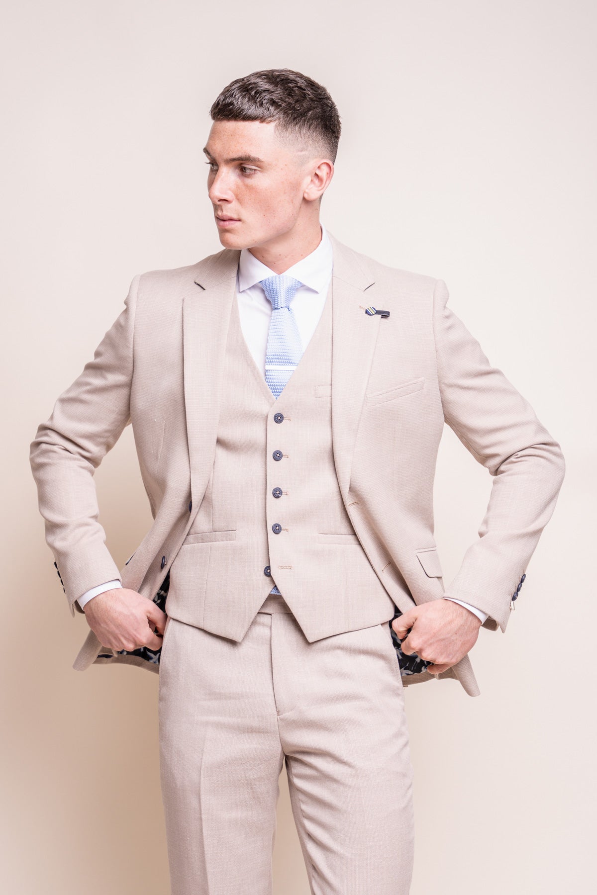 Miami Beige Waistcoat