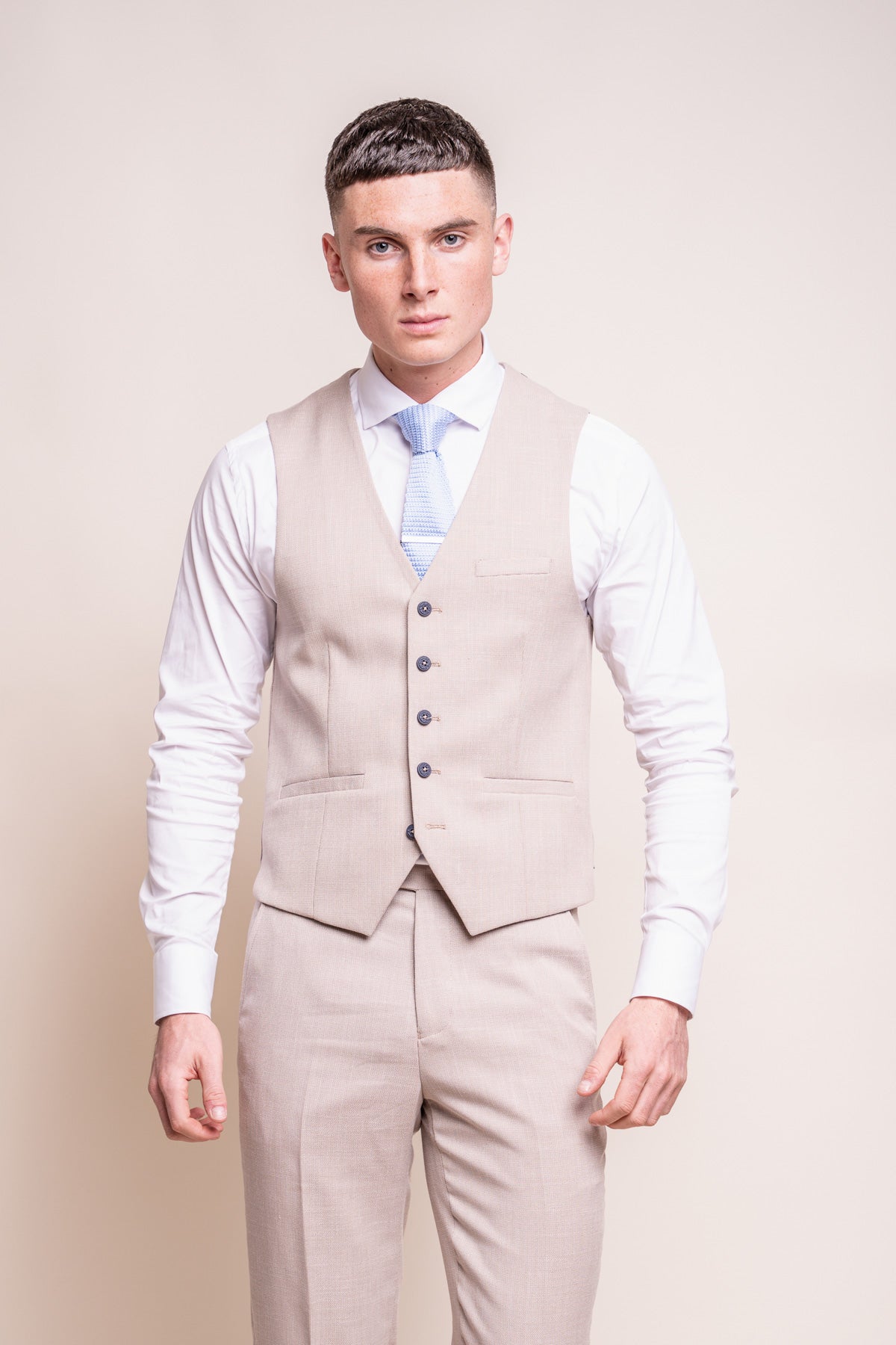 Miami Beige Waistcoat