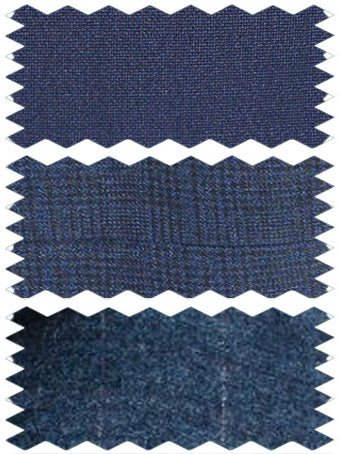 Navy Wedding Suit Swatch Pack