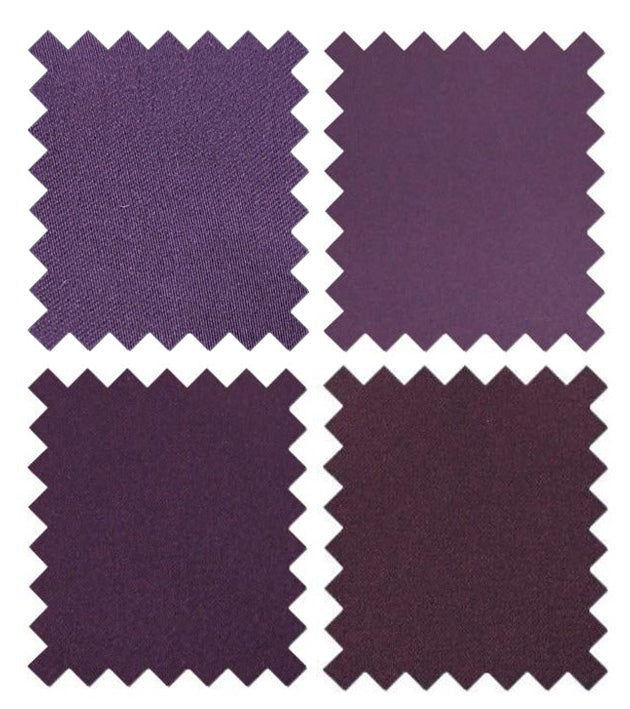 Plum Wedding Tie Swatch Pack