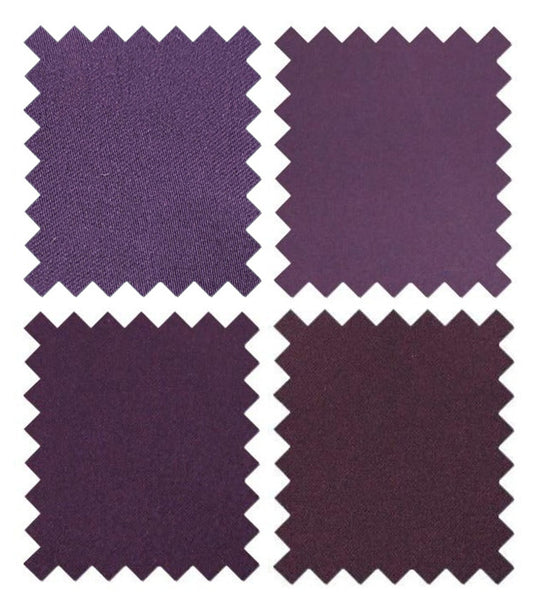 Plum Wedding Tie Swatch Pack