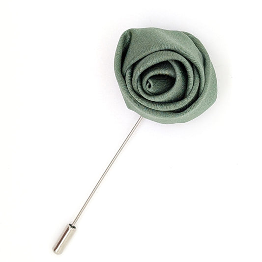 Sage Green Lapel Pin | Wedding Boutonniere | Floral Buttonhole Pin