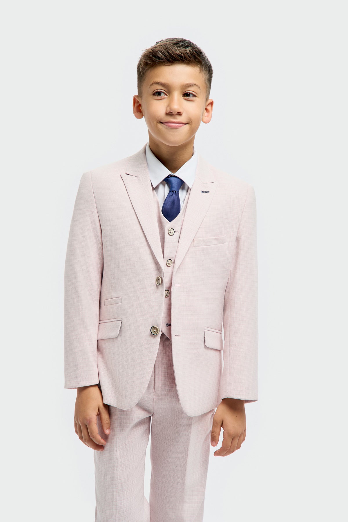 Tropez Mauve Boys 3 Piece Suit