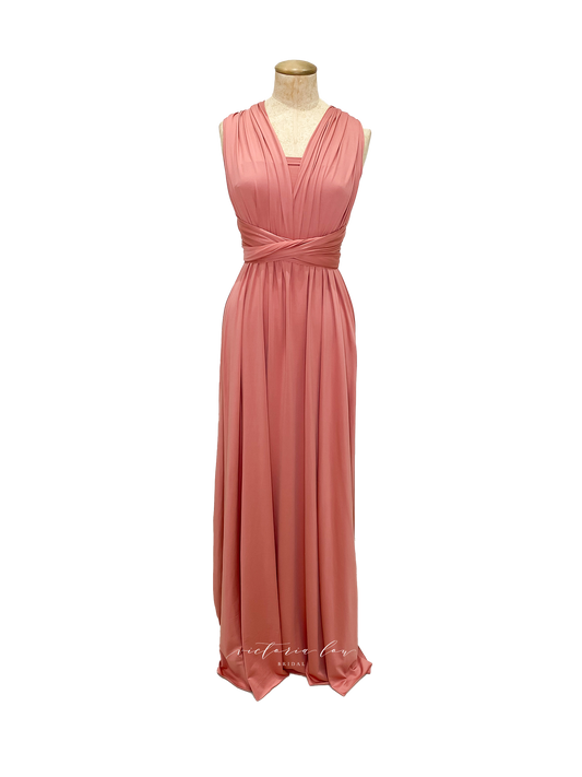 Antique Pink Multiway Dress Match - from Victoria Lou Bridal