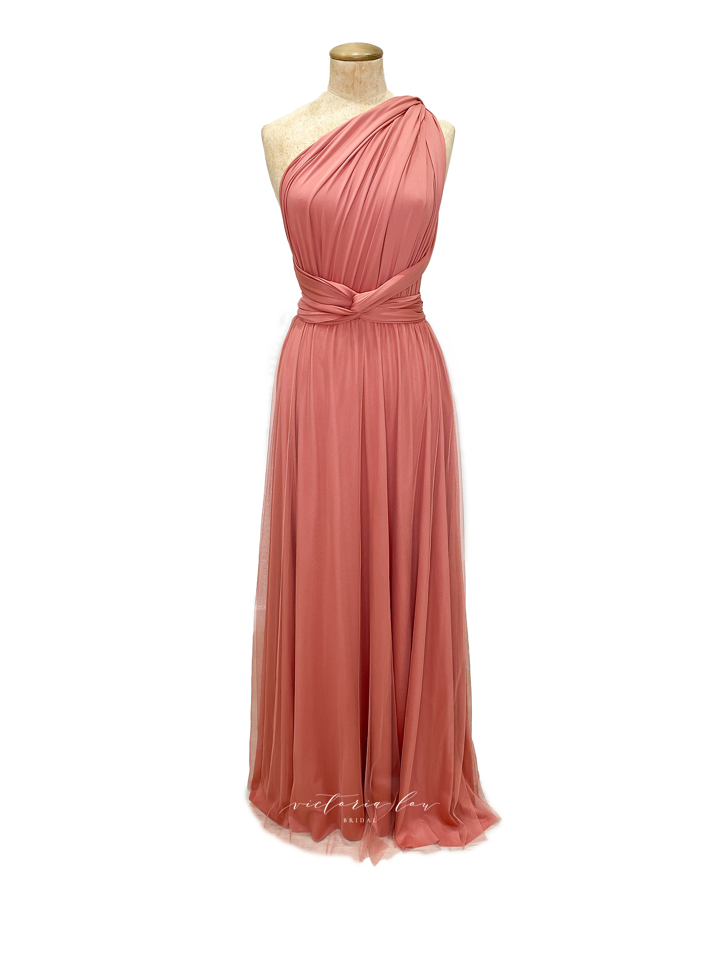 Antique Pink Multiway Dress Match - from Victoria Lou Bridal