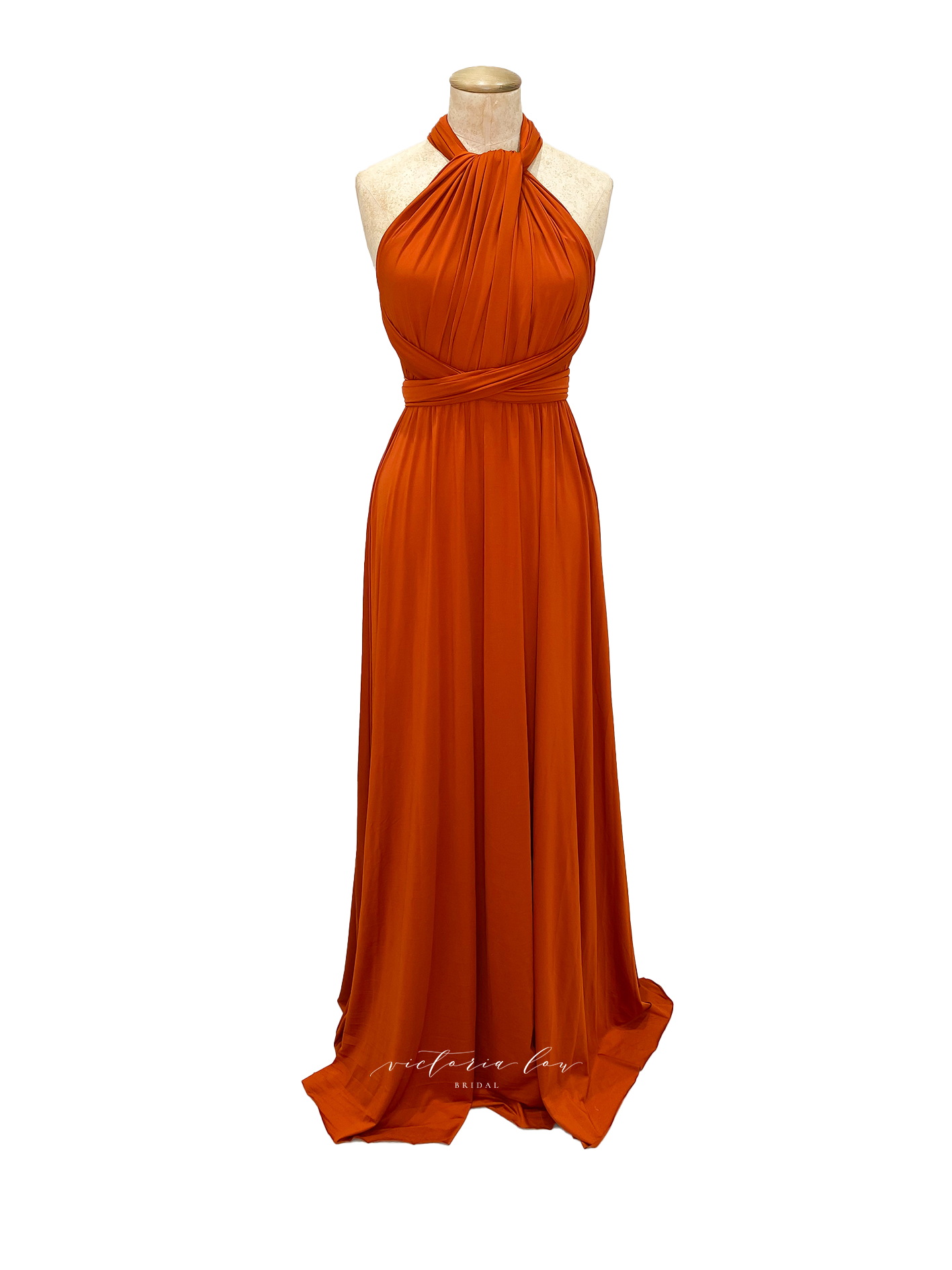 Burnt Orange Multiway Dress Match - from Victoria Lou Bridal