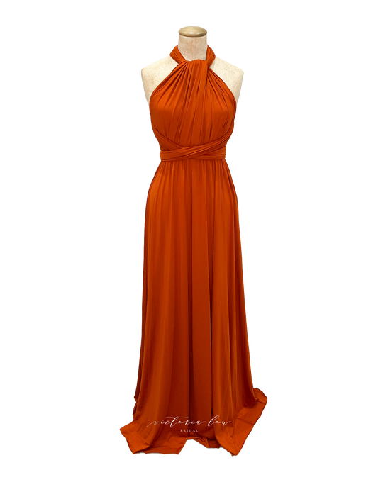 Burnt Orange Multiway Dress Match - from Victoria Lou Bridal