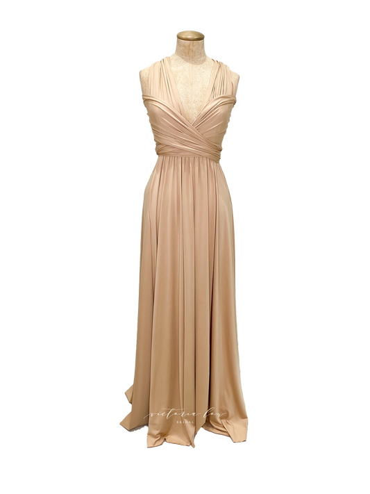 Champagne Multiway Dress Match - from Victoria Lou Bridal