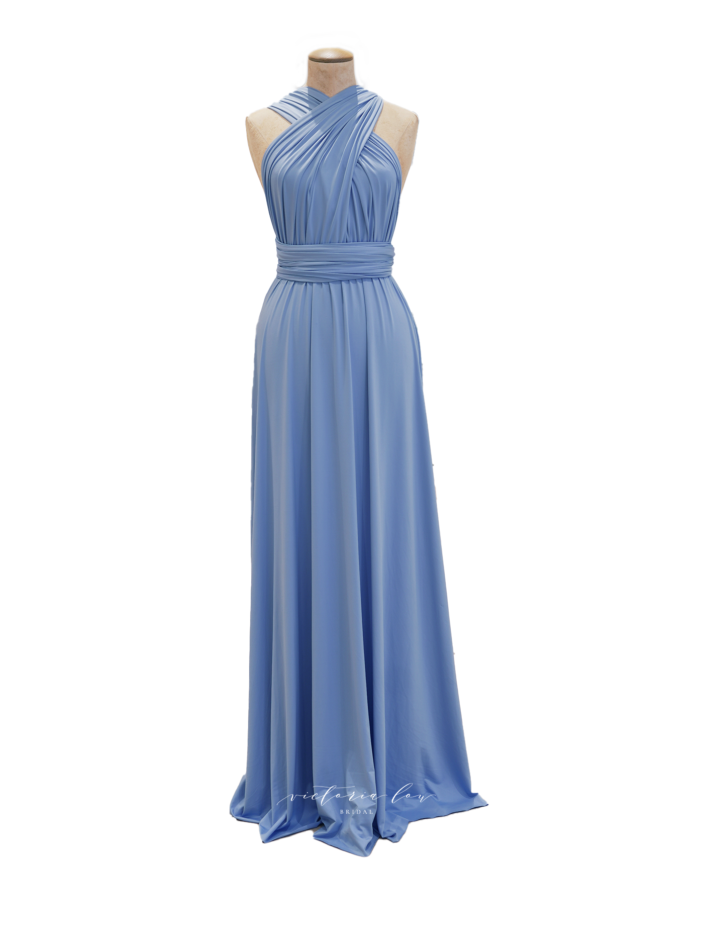 Cloudy Blue Multiway Dress Match - from Victoria Lou Bridal