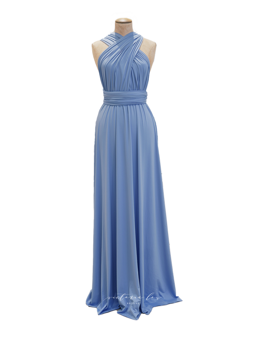 Cloudy Blue Multiway Dress Match - from Victoria Lou Bridal