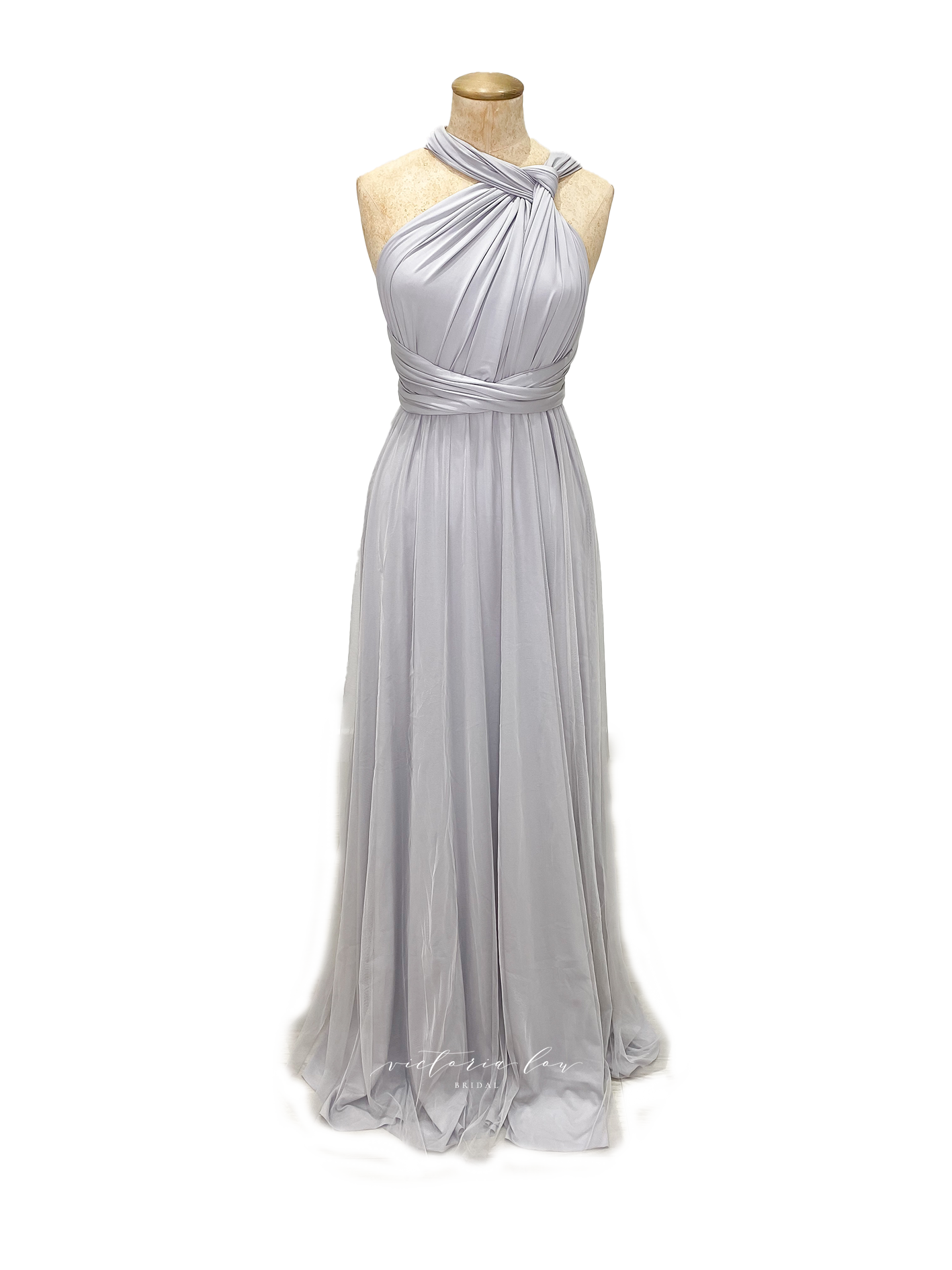 Dove Grey Multiway Dress Match - from Victoria Lou Bridal