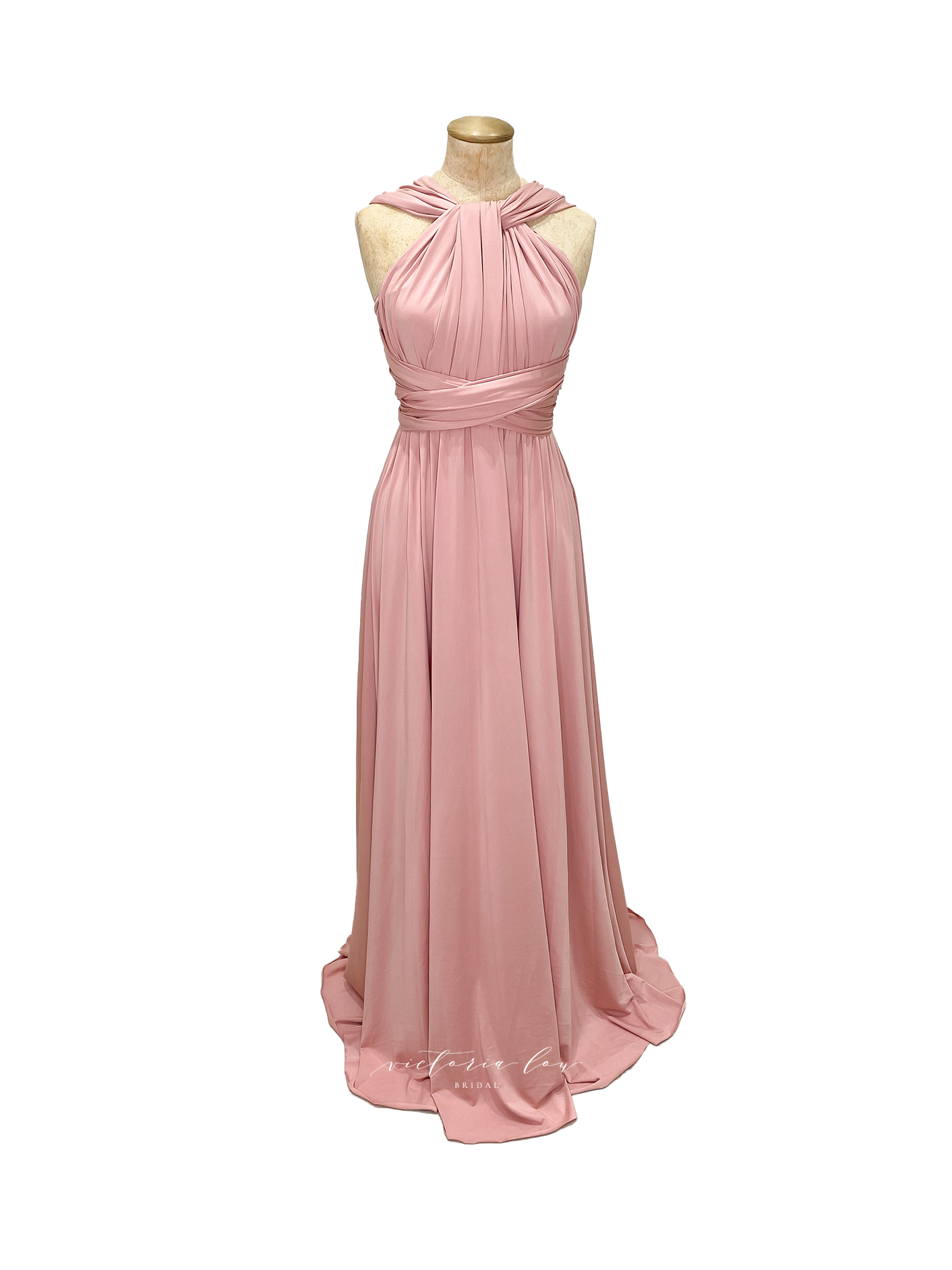 Dusky Pink Multiway Dress Match - from Victoria Lou Bridal