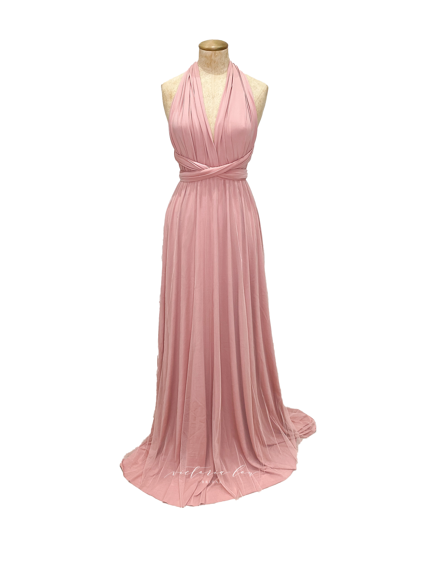 Dusky Pink Multiway Dress Match - from Victoria Lou Bridal