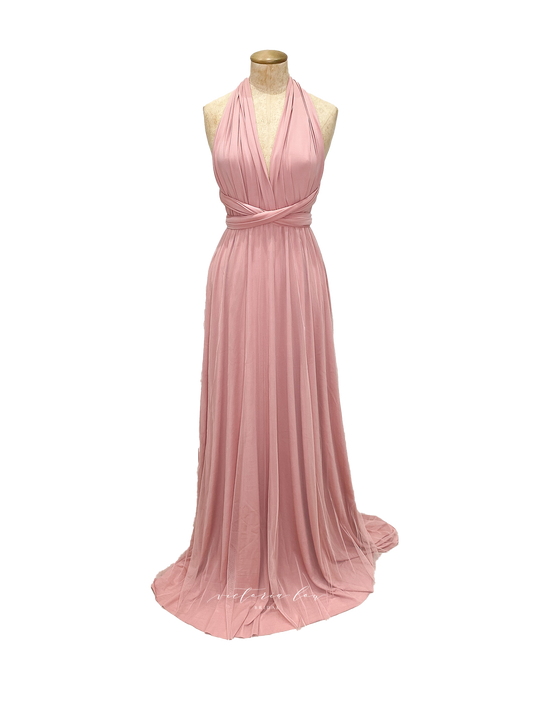 Dusky Pink Multiway Dress Match - from Victoria Lou Bridal