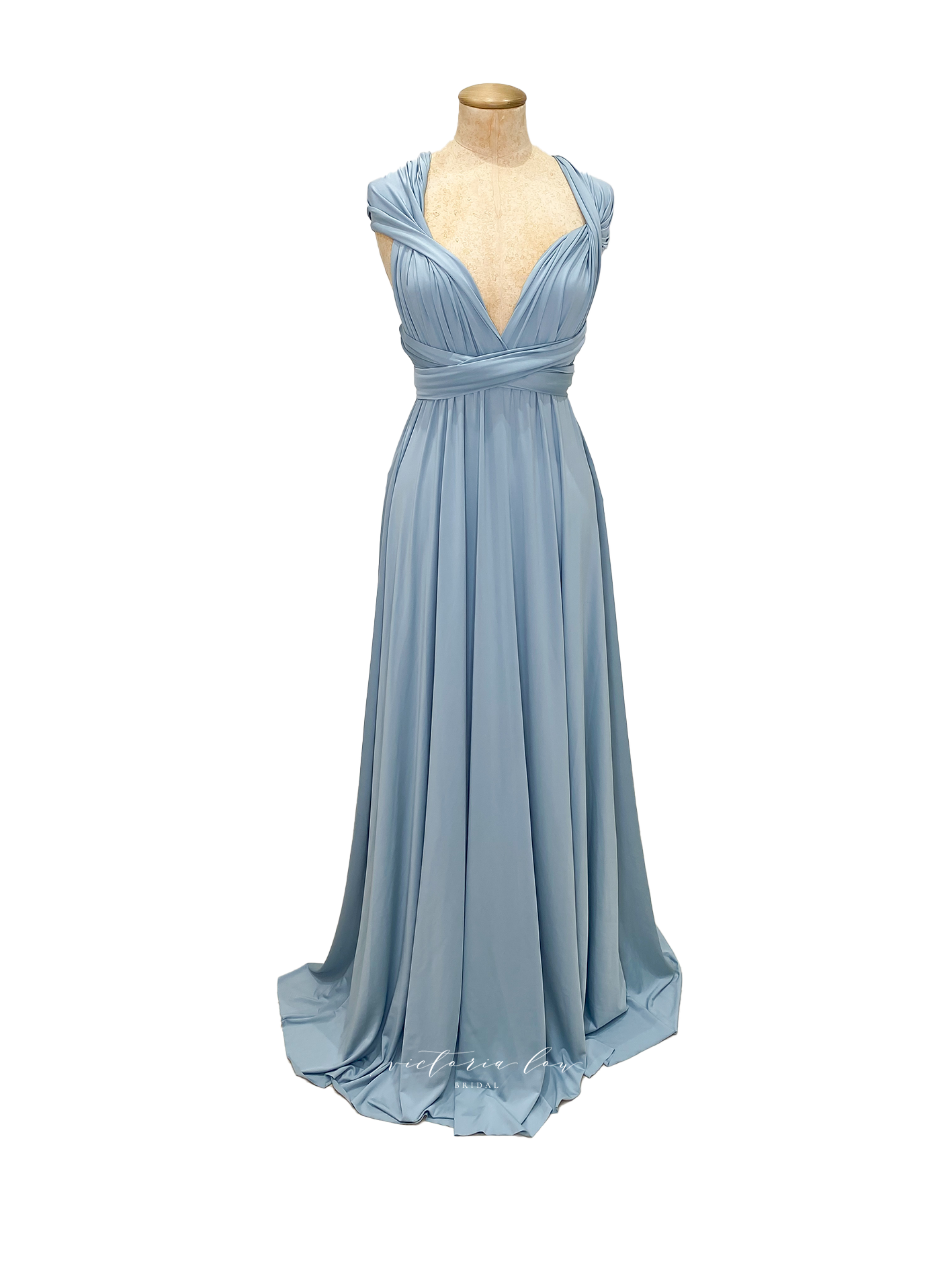 Dusty Blue Multiway Dress Match - from Victoria Lou Bridal