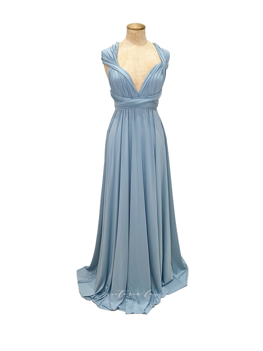 Dusty Blue Multiway Dress Match - from Victoria Lou Bridal