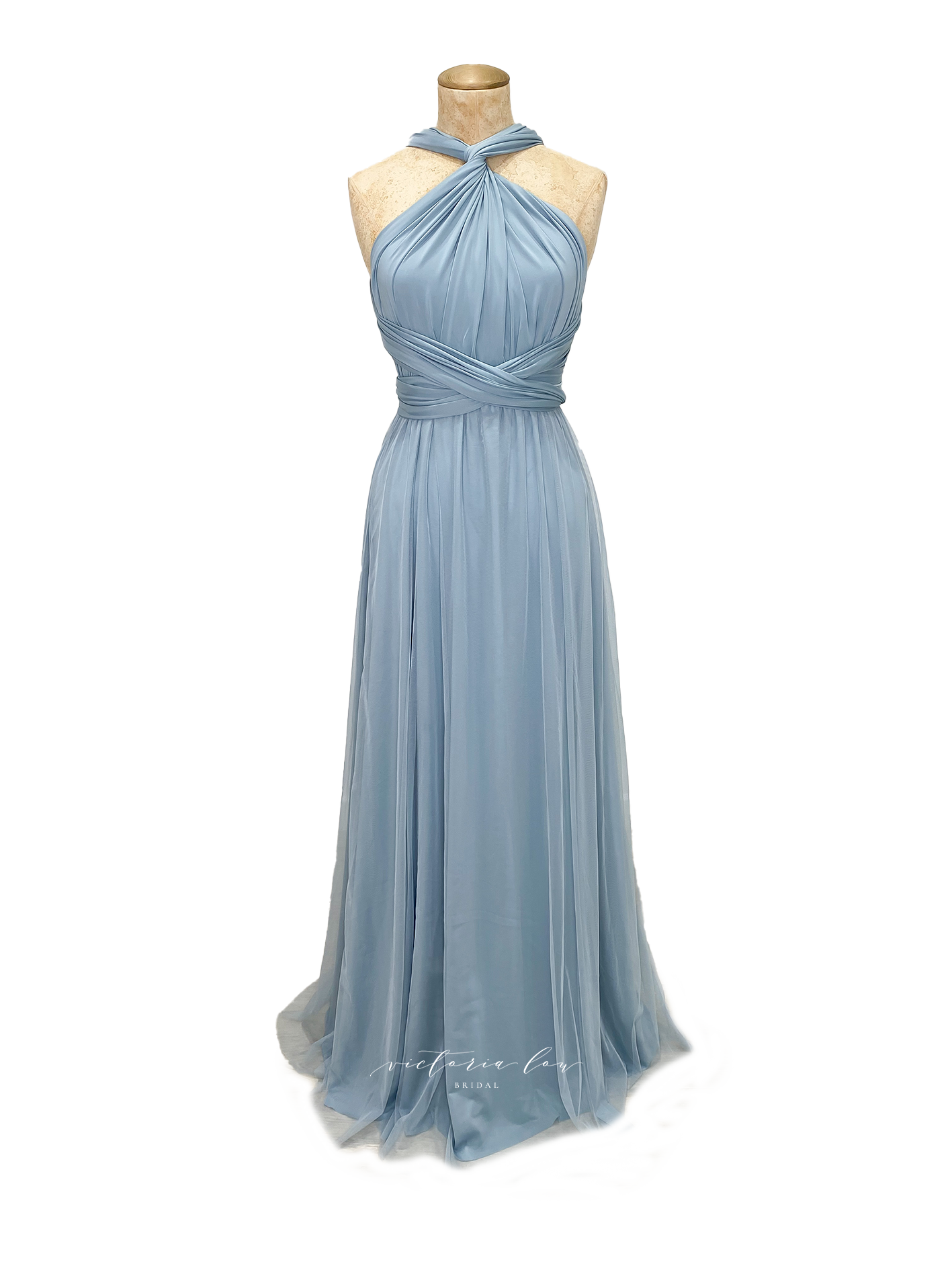 Dusty Blue Multiway Dress Match - from Victoria Lou Bridal