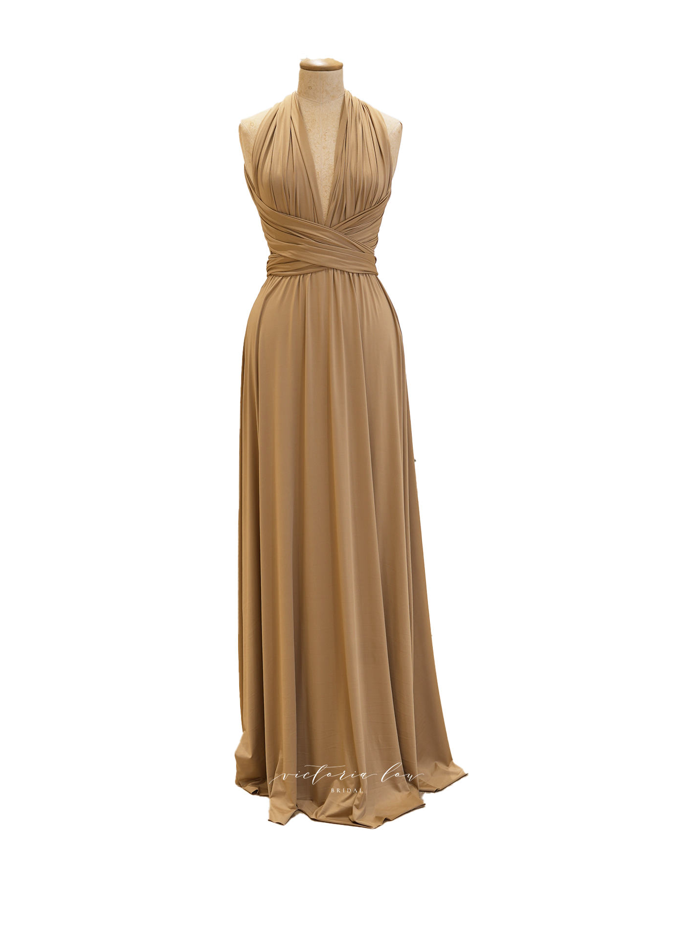 Latte Multiway Dress Match - from Victoria Lou Bridal