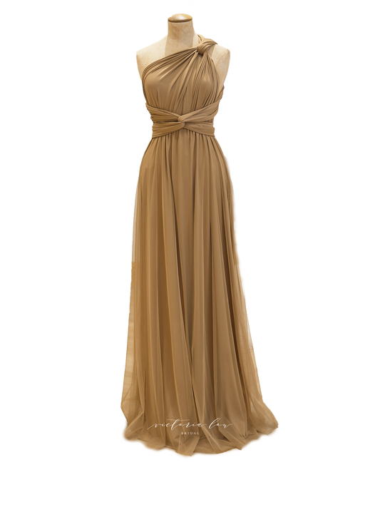 Latte Multiway Dress Match - from Victoria Lou Bridal