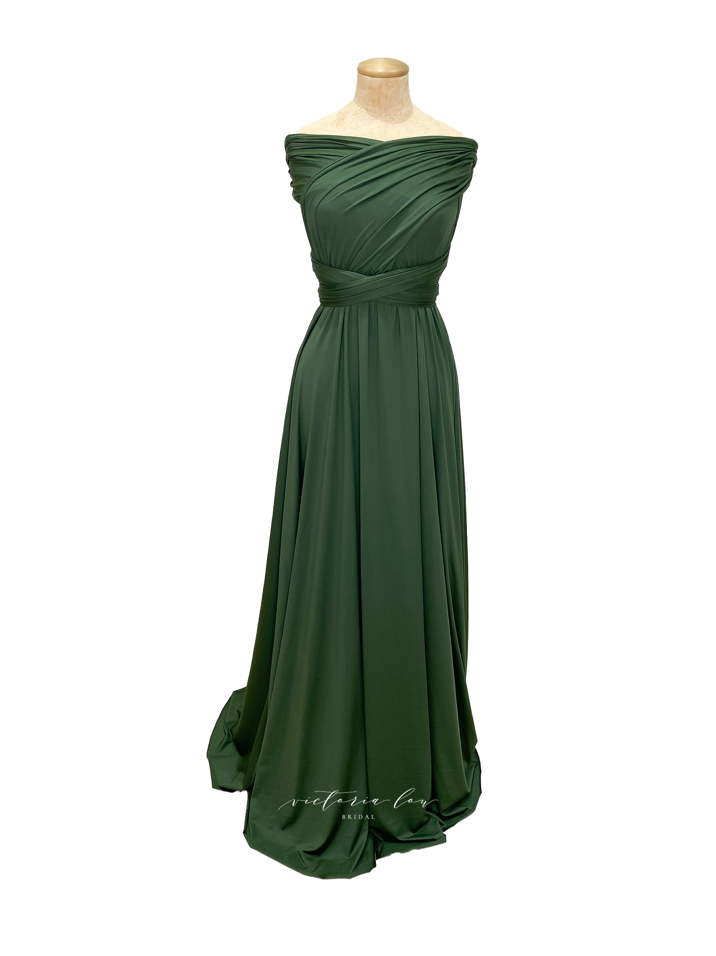 Olive Green Multiway Dress Match - from Victoria Lou Bridal