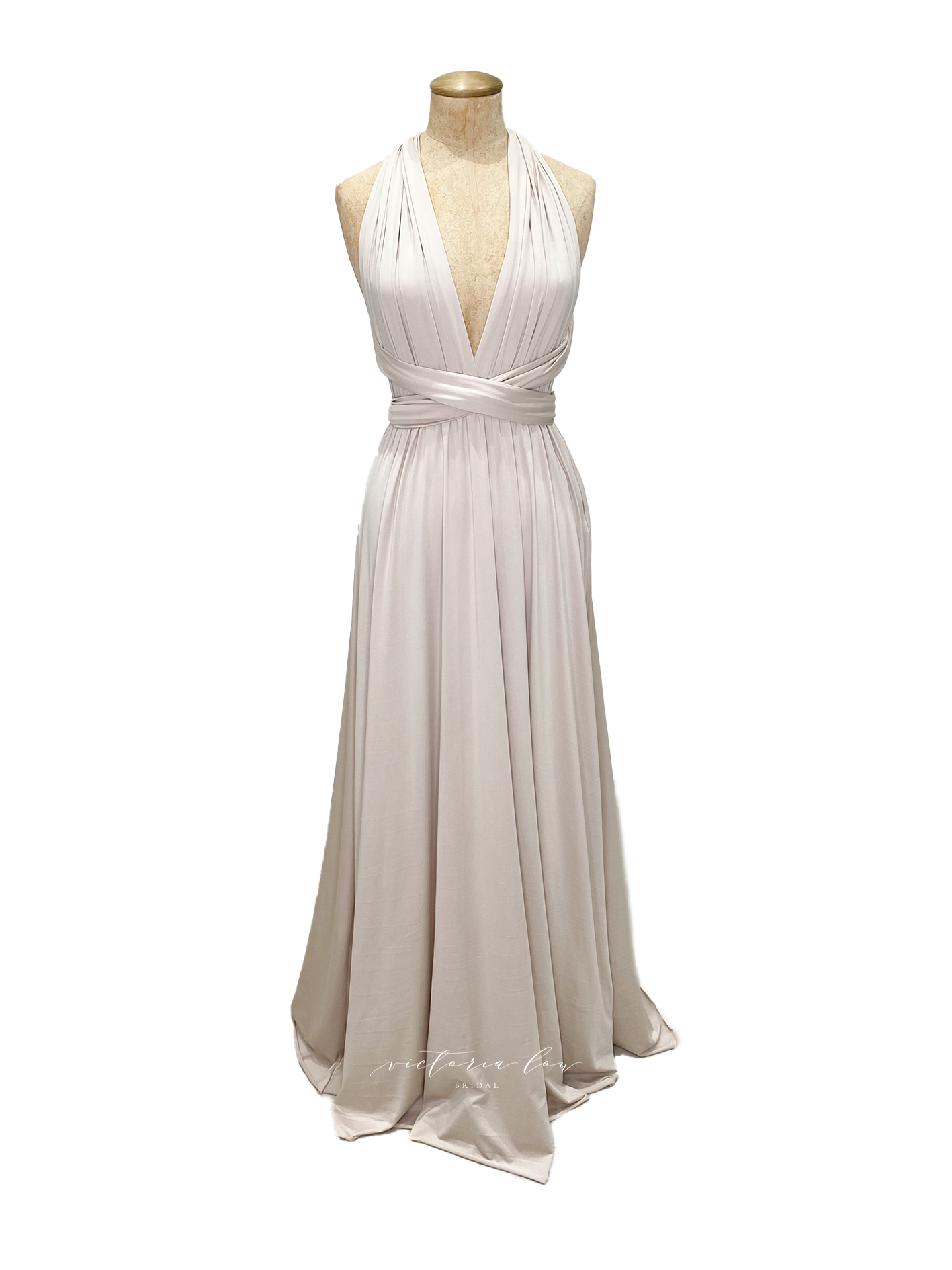 Oyster Multiway Dress Match - from Victoria Lou Bridal